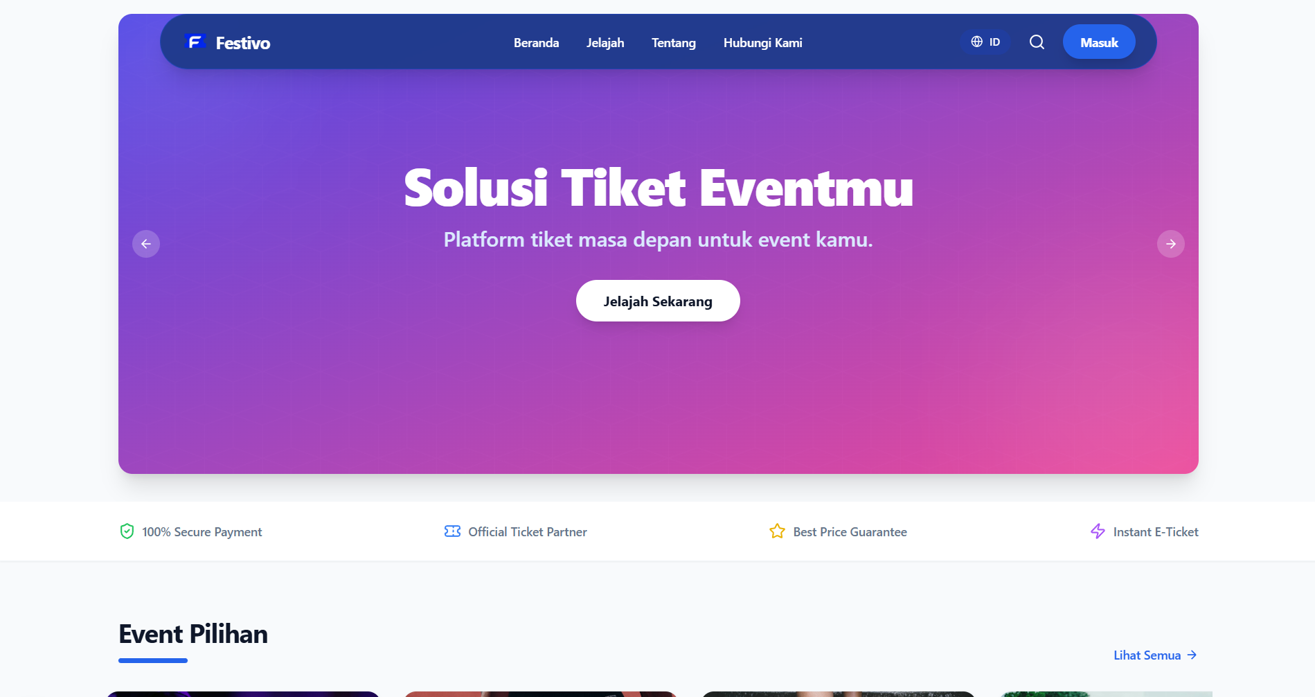 Festivo Event Booking App